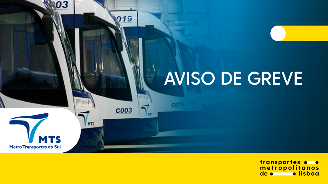 Pré-aviso de greve dos maquinistas do Metro Transportes Sul