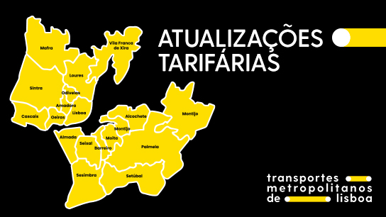 Atualizações Tarifárias para 2023 na Área Metropolitana de Lisboa