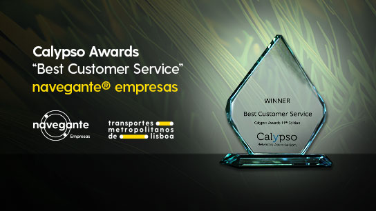 navegante® Empresas vence Prémio Internacional “Best Customer Service” nos Calypso Awards 2025