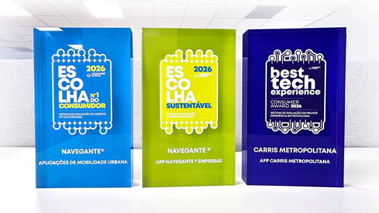 Fomos os escolhidos: TML distinguida com três prémios nacionais