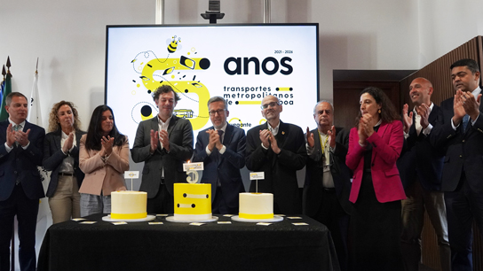 No seu 5.º aniversário, a TML reforça papel estratégico na mobilidade de 2,8 milhões de pessoas