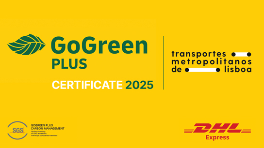 TML distinguida com certificado GoGreen Plus da DHL em operação logística sustentável