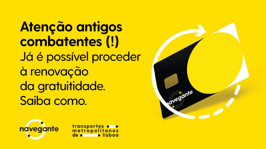 Já é possível proceder à renovação da gratuitidade para Antigos Combatentes