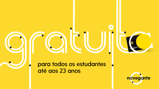 Em 2024 o passe navegante® será gratuito para todos os estudantes até aos 23 anos